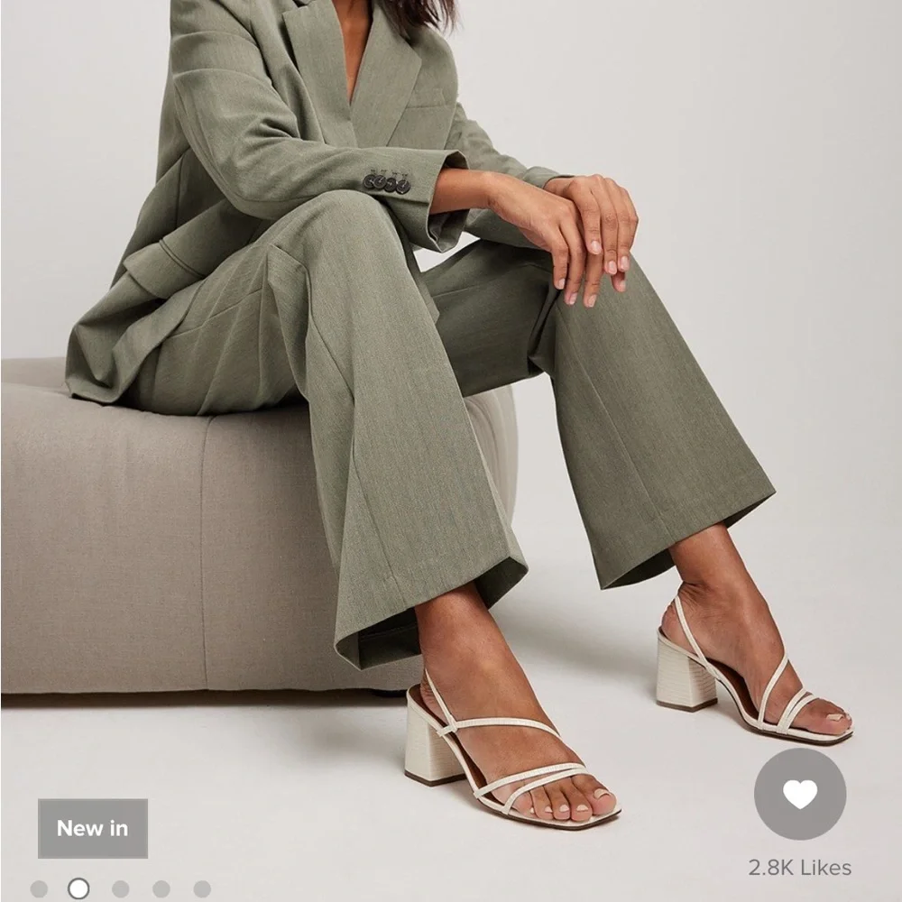 NA-KD Strappy Snake Block Heel_in box - Picture 4 of 12